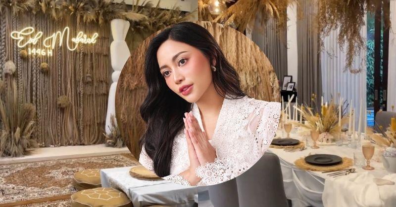 7 Foto Dekorasi Lebaran di Rumah Rachel Vennya, Tampak Elegan